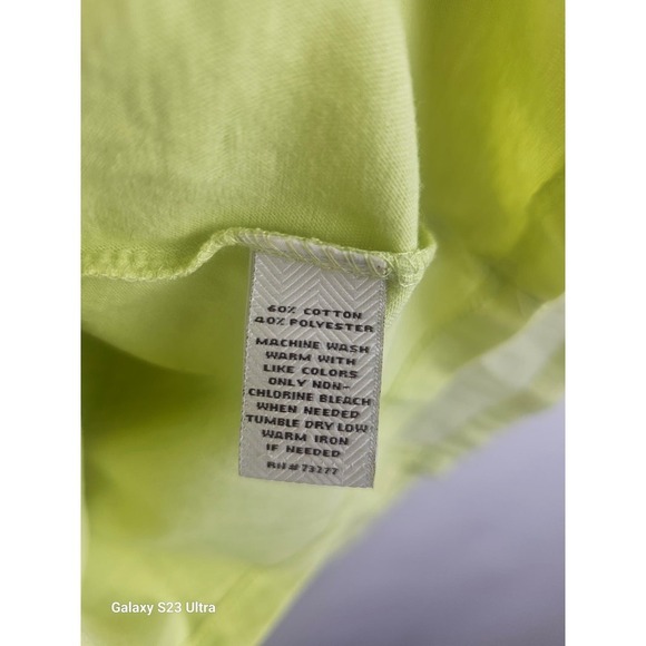 Women's,  Sonoma Lifestyle, 3/4 sleeve, szXS, peasant style NWT Neon green - Picture 6 of 6